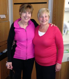 Picture of Leslie and Ann just before discharge from the hospital 4/12/2014.